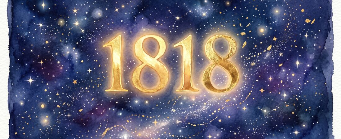 1818 betekenis: overvloed en afronding