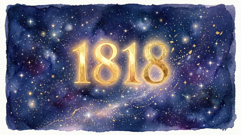1818 betekenis: overvloed en afronding