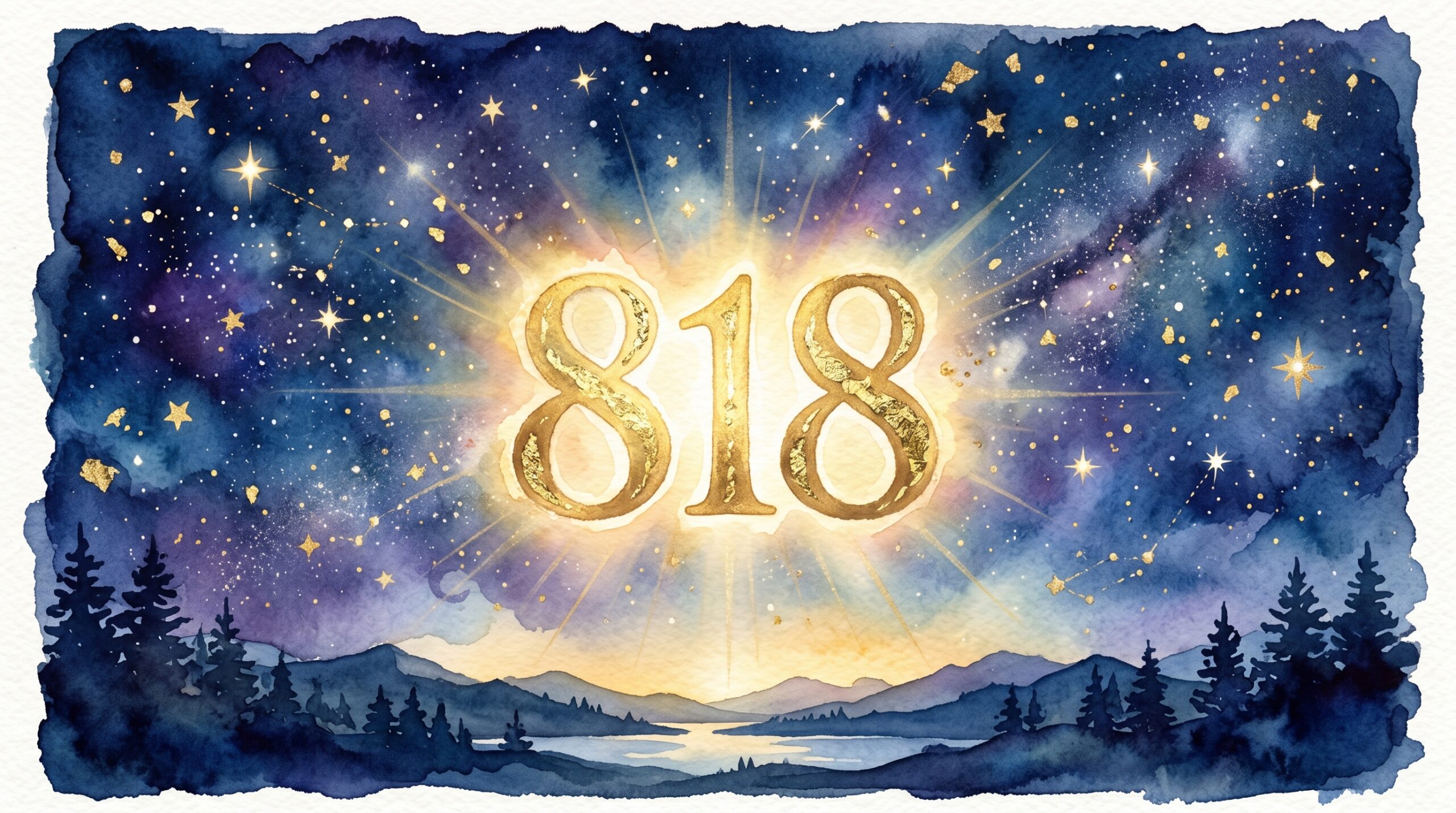 818 betekenis: overvloed en balans